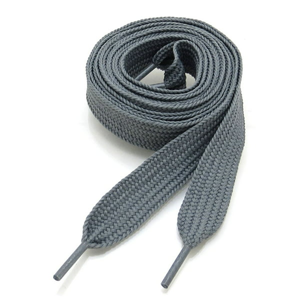 THICK FLAT FAT SHOE LACES 2/5" Wide Shoelaces All Shoe Types Trainer Boot Shoes